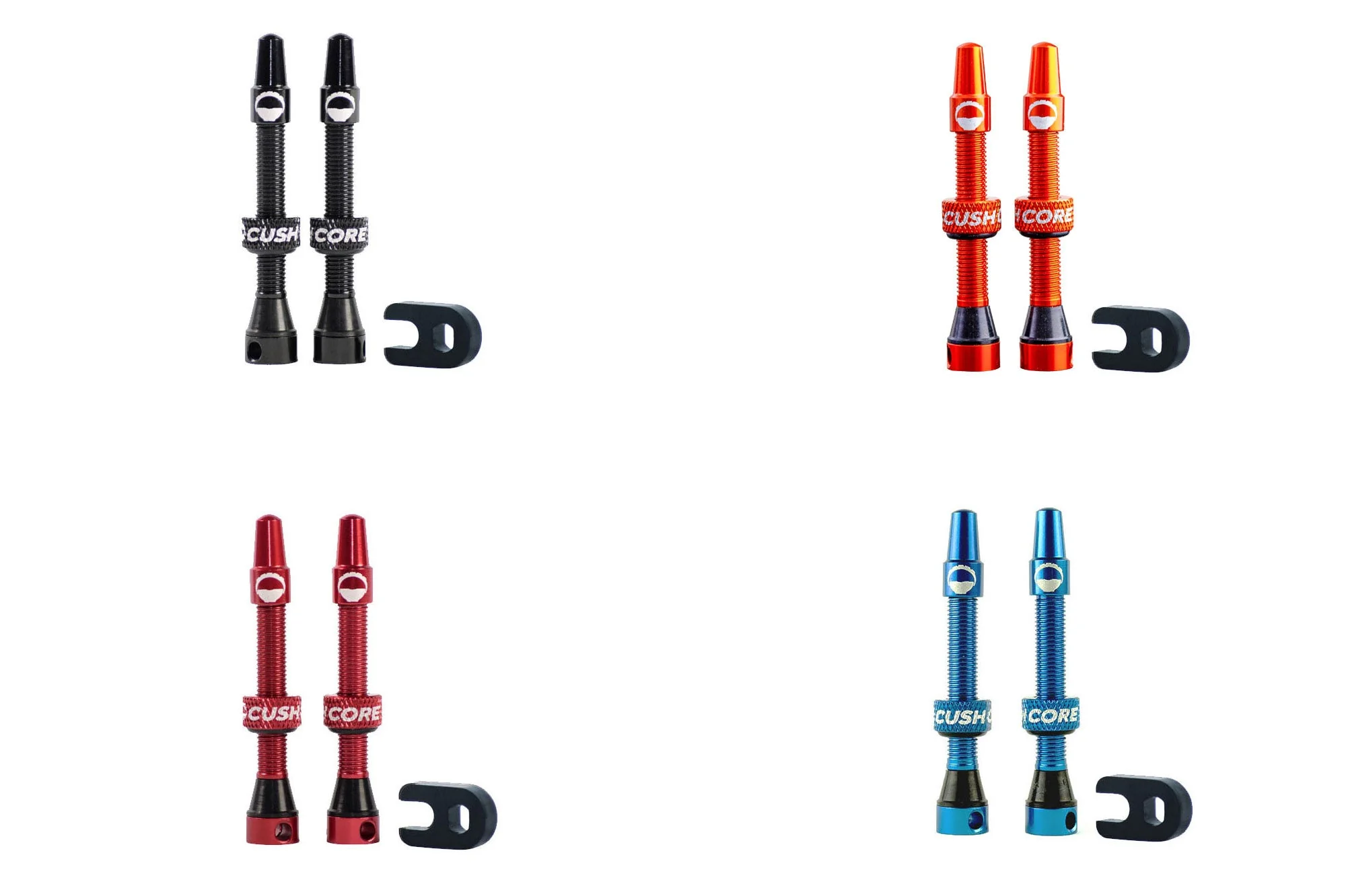 CushCore Tubeless Presta Valve Set