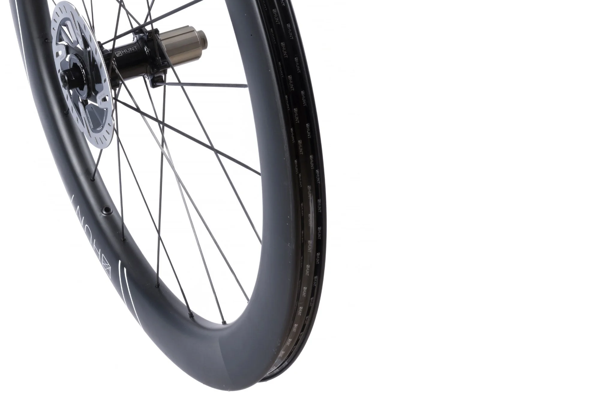 HUNT 60 Limitless UD Carbon Spoke Disc Single Wheel - Image 3