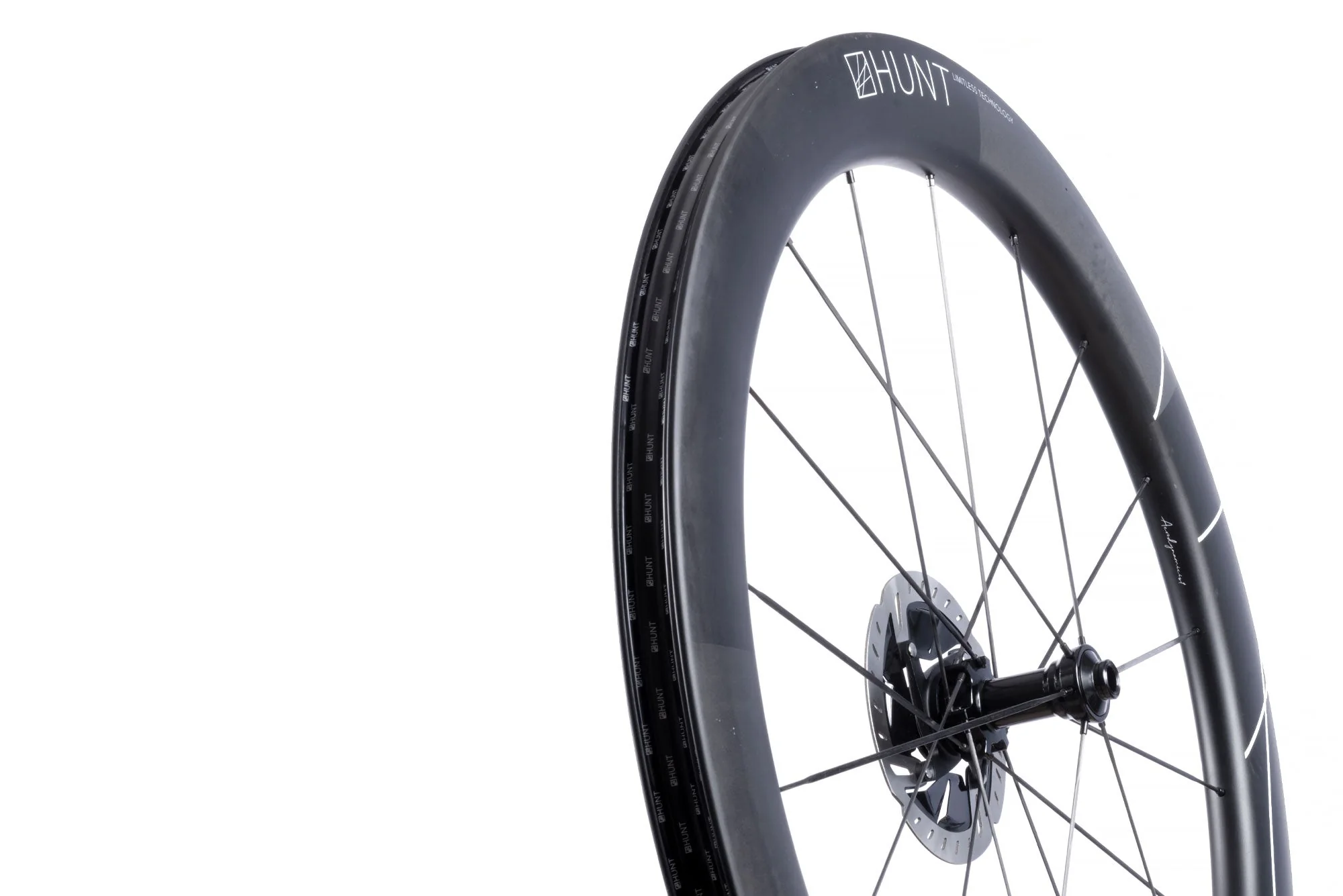 HUNT 60 Limitless UD Carbon Spoke Disc Single Wheel - Image 4