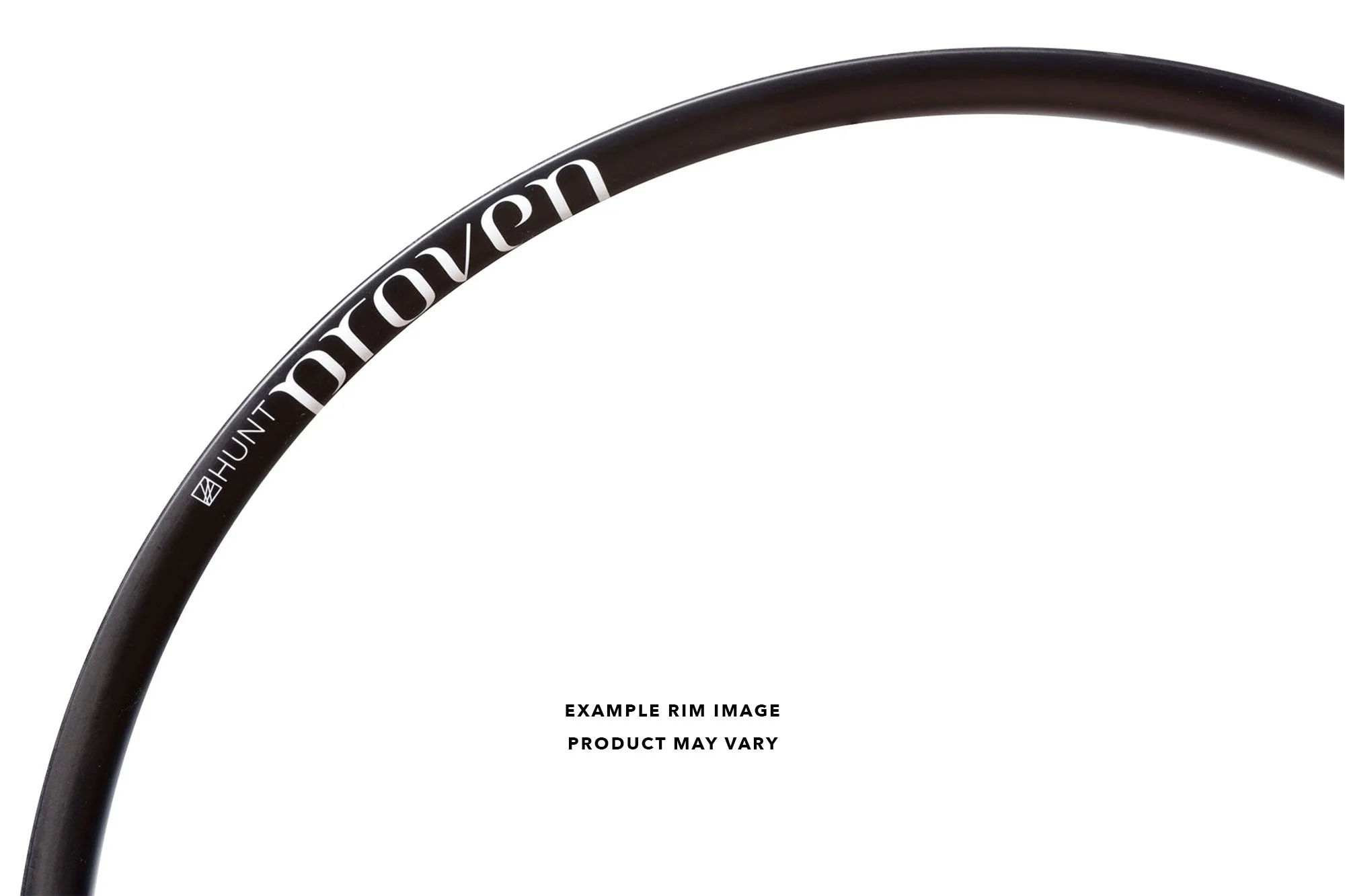 HUNT PROVEN Carbon Trail MTB 29 Rim | Rear | Hookless | Stealth Black Decals