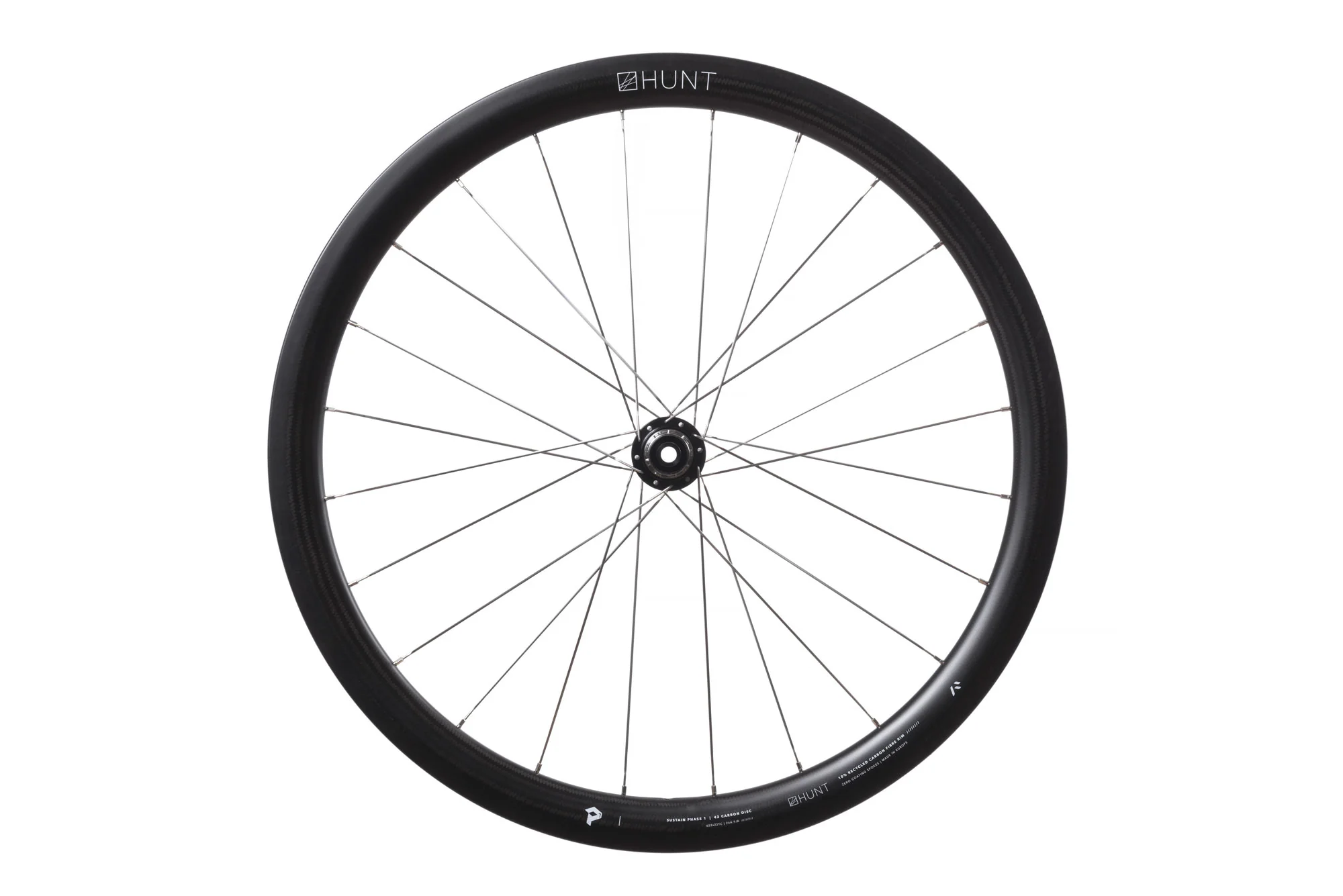 HUNT Sustain Phase One 42 Carbon Disc Ti Wheelset - Image 3